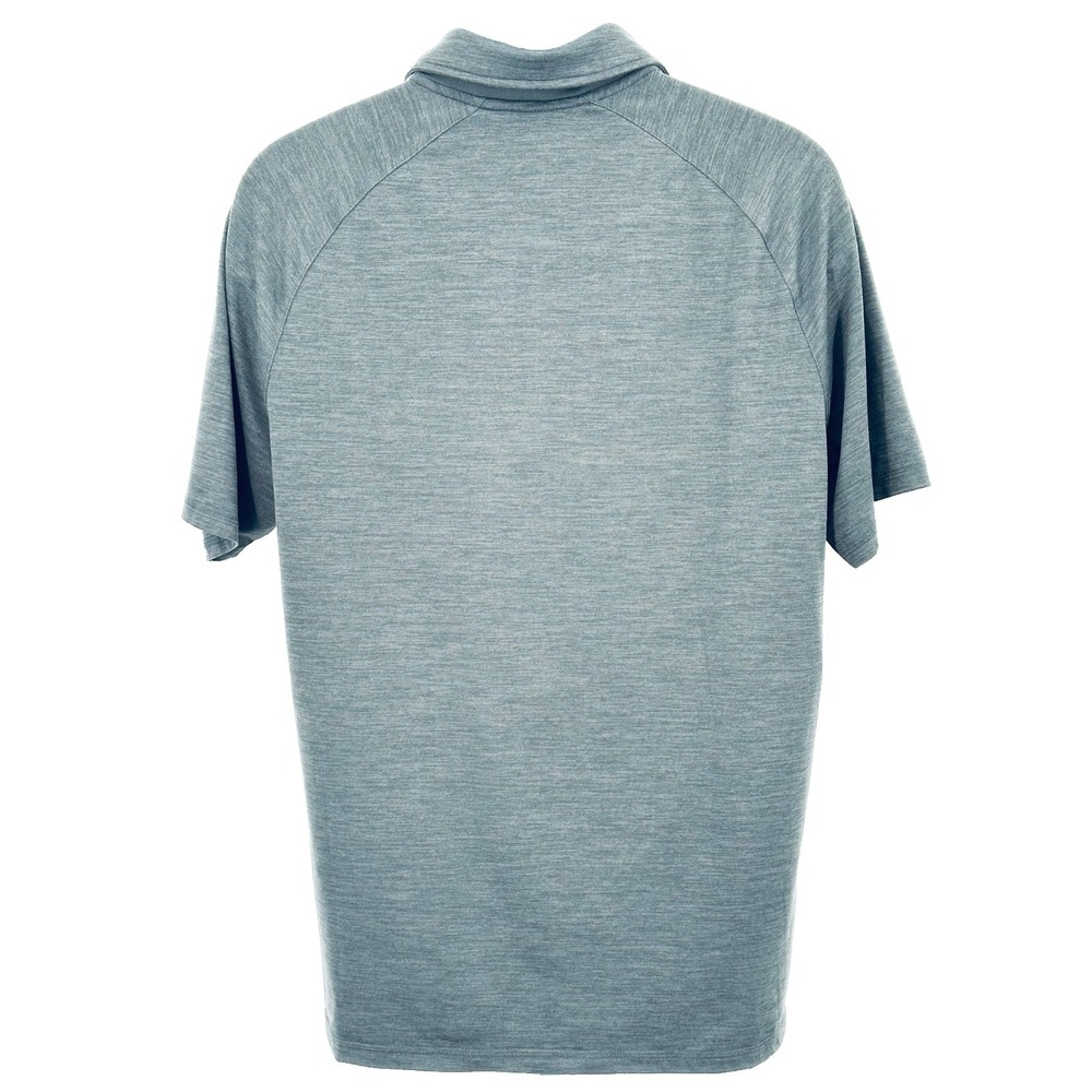 HURLEY Men's Medium Dark Gray Short Sleeve Performance Polo Shirt - Picture 4 of 9